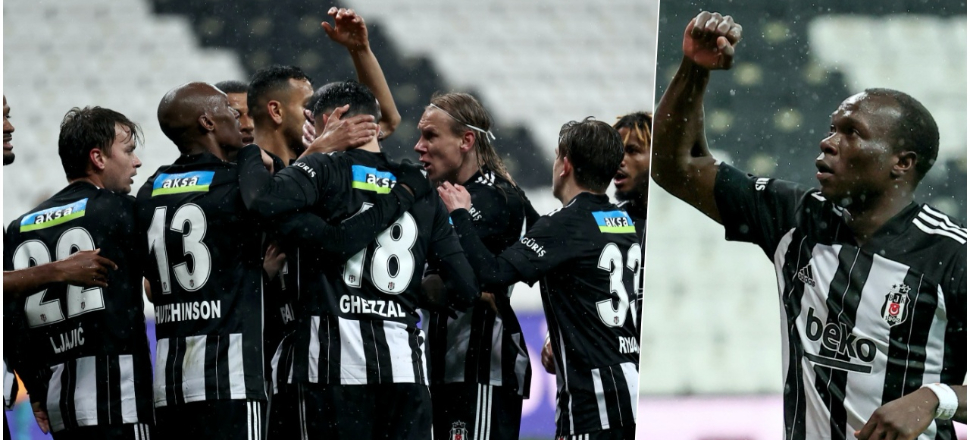 Gaziantep FK'yı 2-1'le geçen Beşiktaş galibiyet serisini 5 maça çıkardı