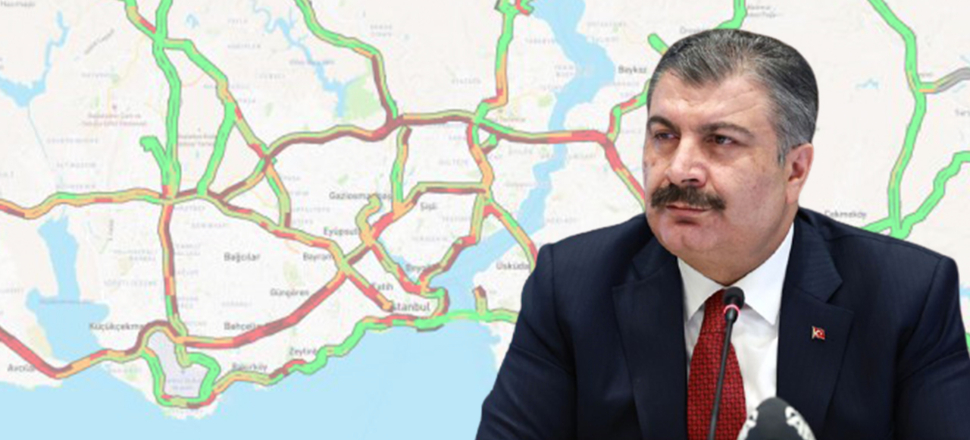 İstanbul'da trafik yoğunluğu yüzde 76!