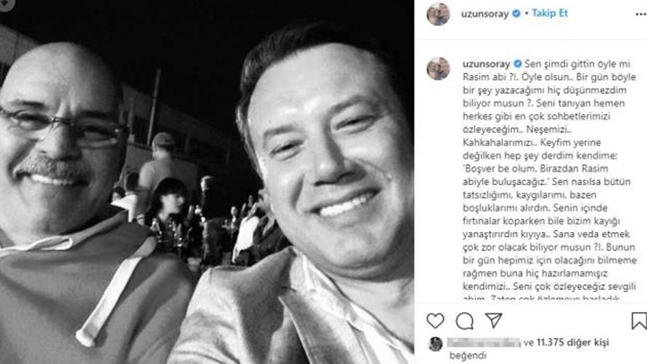 Şoray Uzun'dan Rasim Öztekin'e duygusal veda