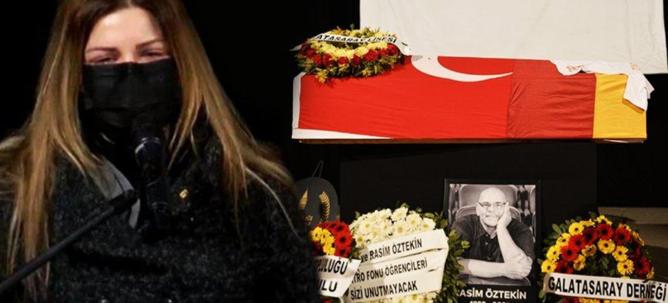 Rasim Öztekin ile kızı son kez aynı sahnede