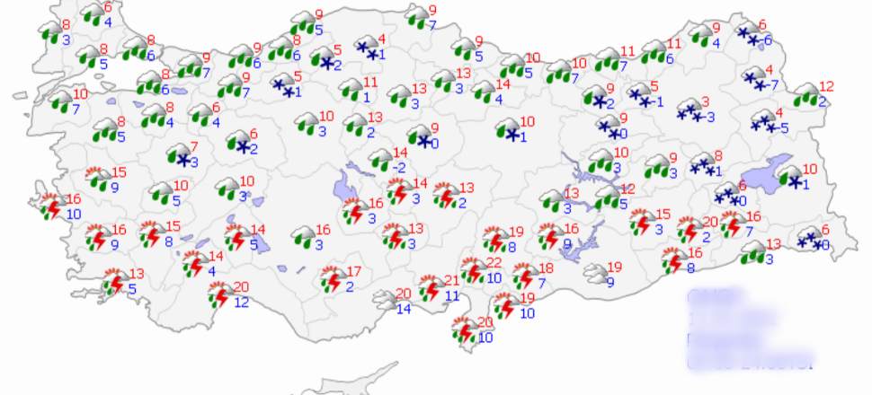 Kara kışa saatler kaldı