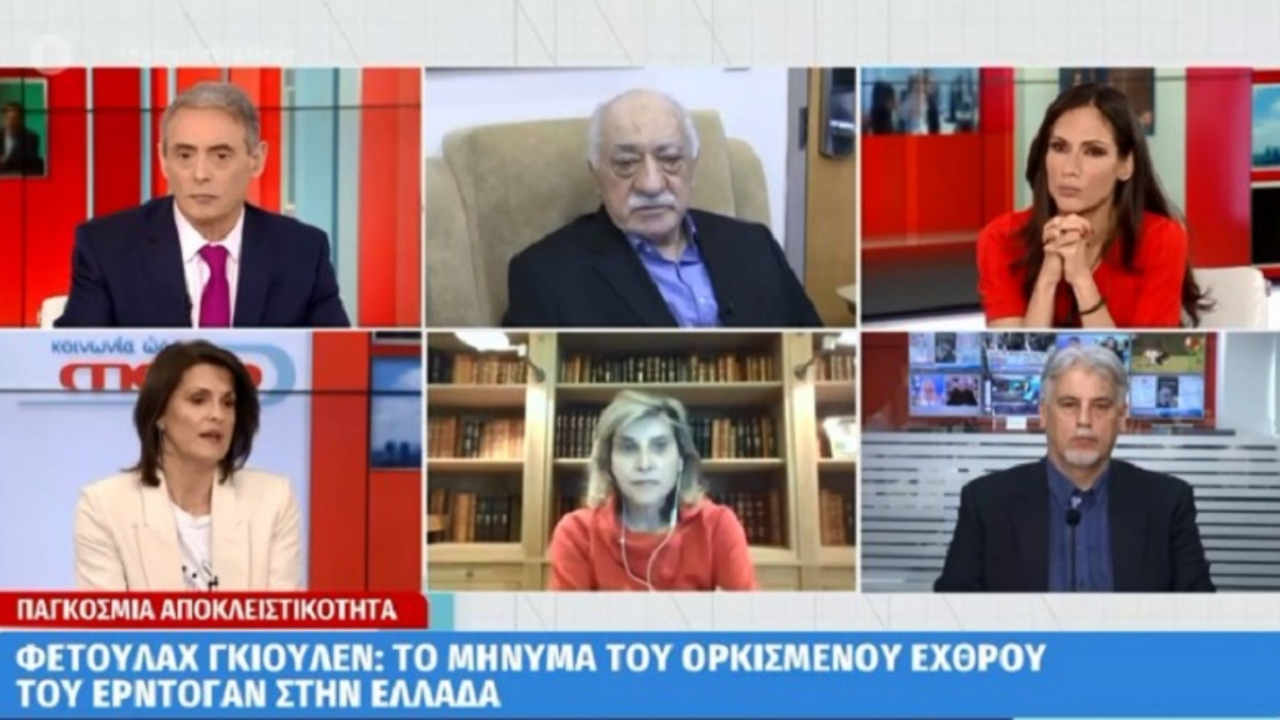Yunan'dan FETÖ elebaşı ile röportaj