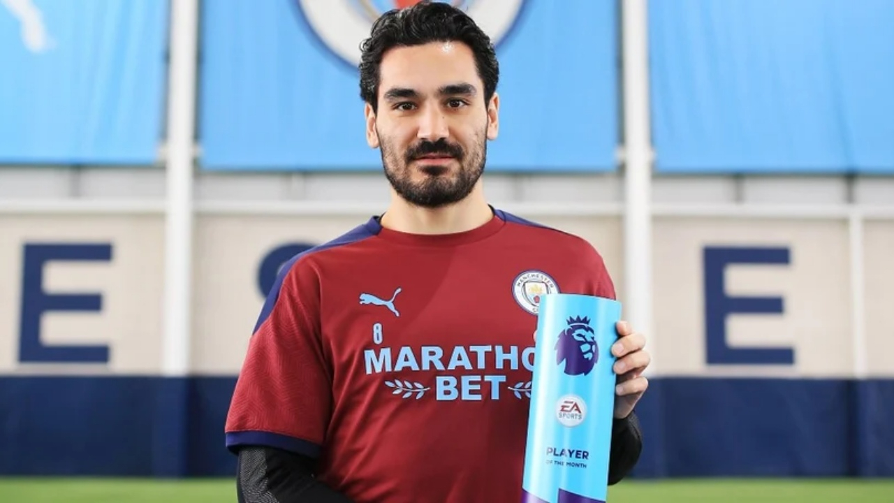 İlkay Gündoğan Premier League'de yine ayın oyuncusu seçildi