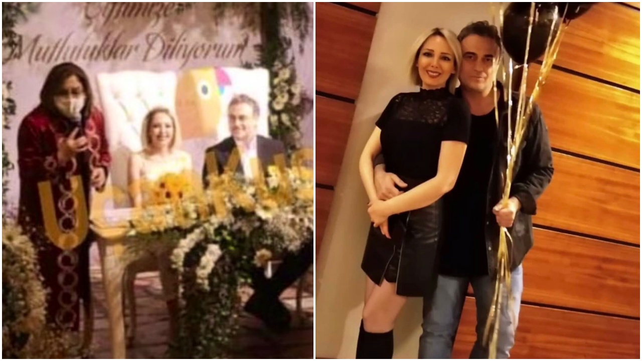 Kutsi rol arkadaşının annesi ile evlendi