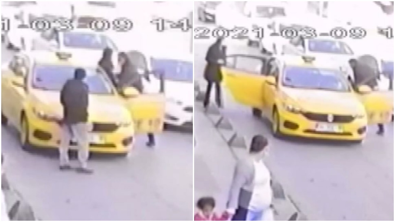 Öfkeli yolcuyu dayak sakinleştirdi