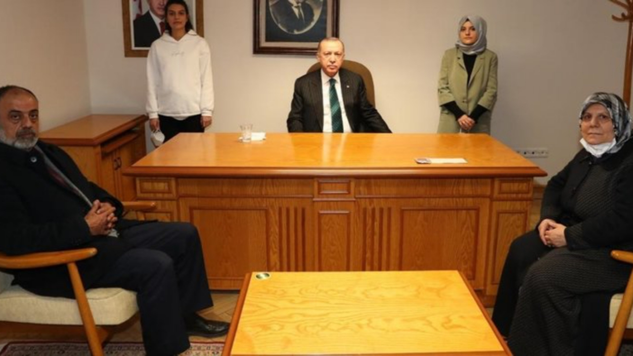 Erdoğan Gara şehidinin ailesi ile buluştu