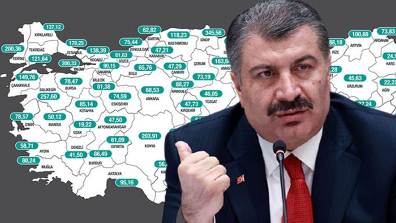 Vaka sayısı yüz binde 200'ü aşan 11 kentte kritik süreç