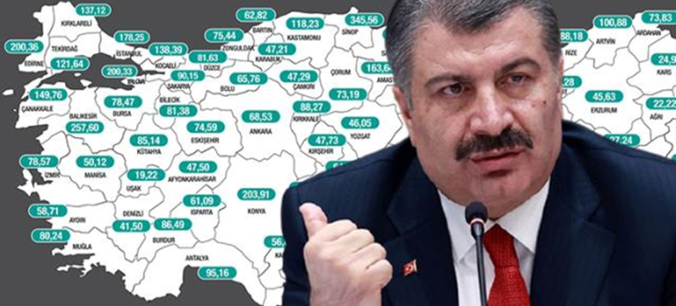 Vaka sayısı yüz binde 200'ü aşan 11 kentte kritik süreç