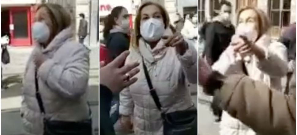 İstiklal'de çarşaflı kadınlara sözlü taciz!