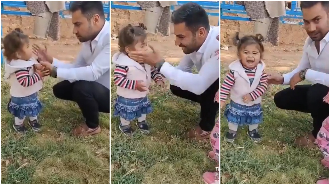 El kadar çocuğa tokat üstüne tokat attı