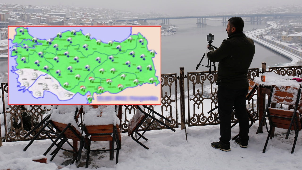 İstanbul'a kar geri geliyor
