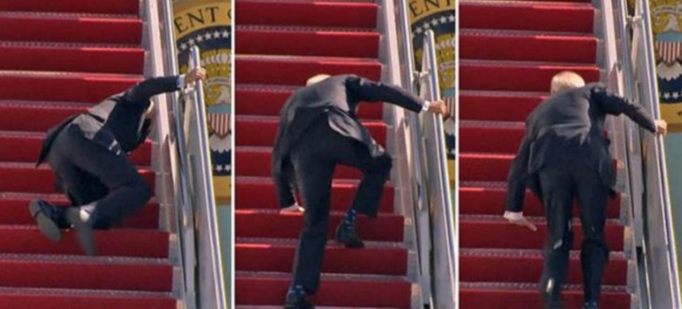 Biden'ın düşüş nedenini Beyaz Saray açıkladı