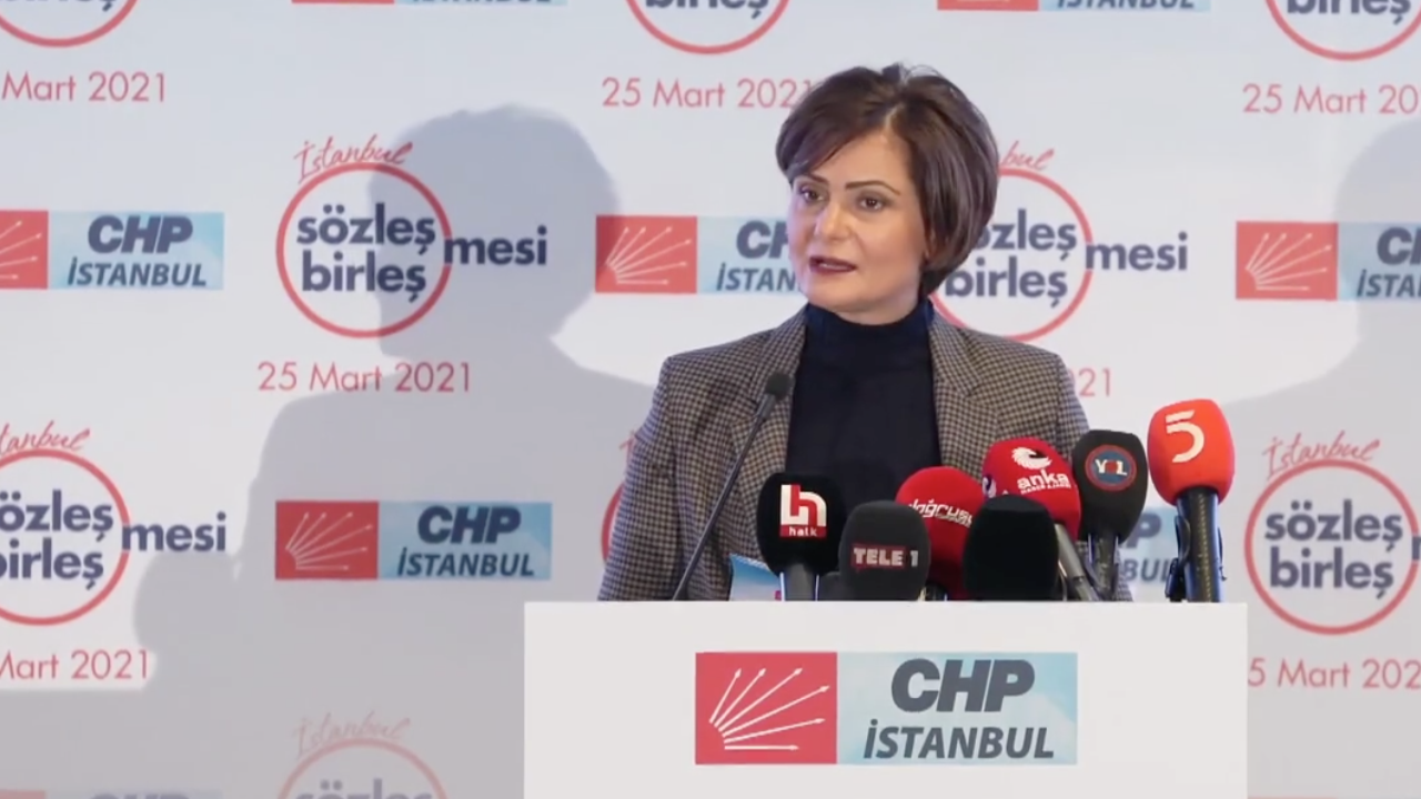 Tacize susan Kaftancıoğlu'ndan 'kadın gerçekliği' sunumu