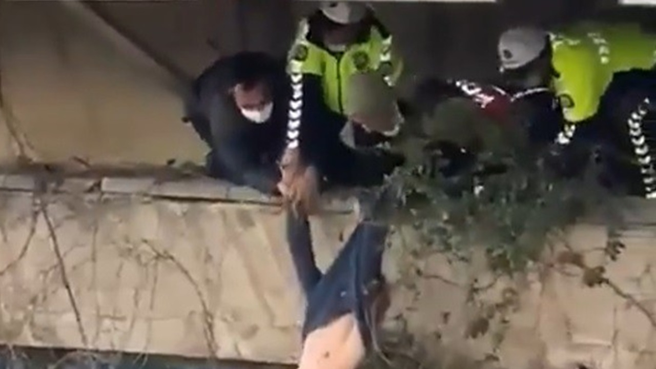 İntihara kalkışan genç son anda kurtarıldı!