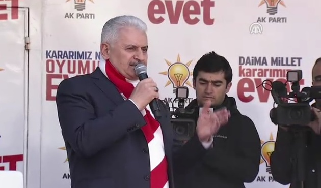 Başbakan Iğdır mitinginde Meral Akşener'e çıkıştı!
