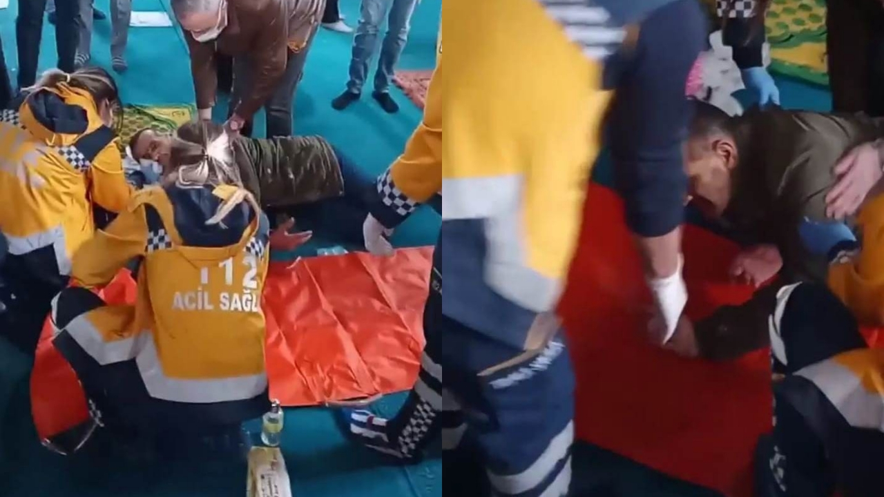 Hutbeyi dinlerken kanlar içinde kaldı
