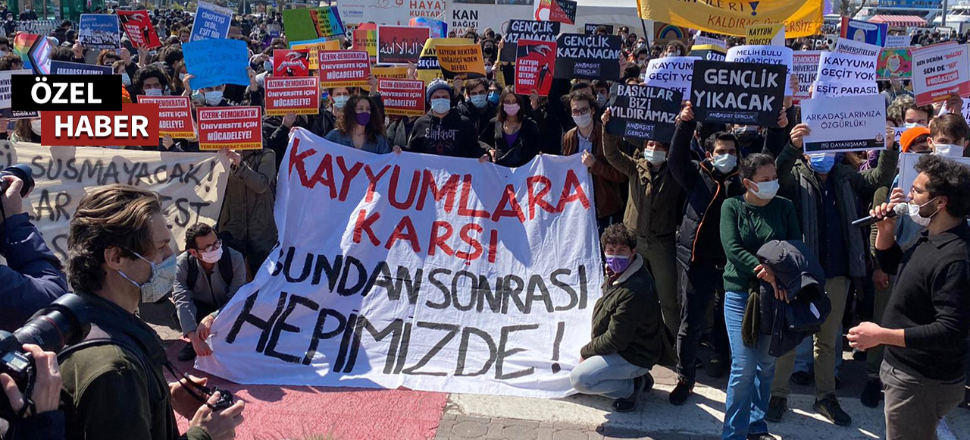 Boğaziçili öğrencilerin eylemi cılız geçti