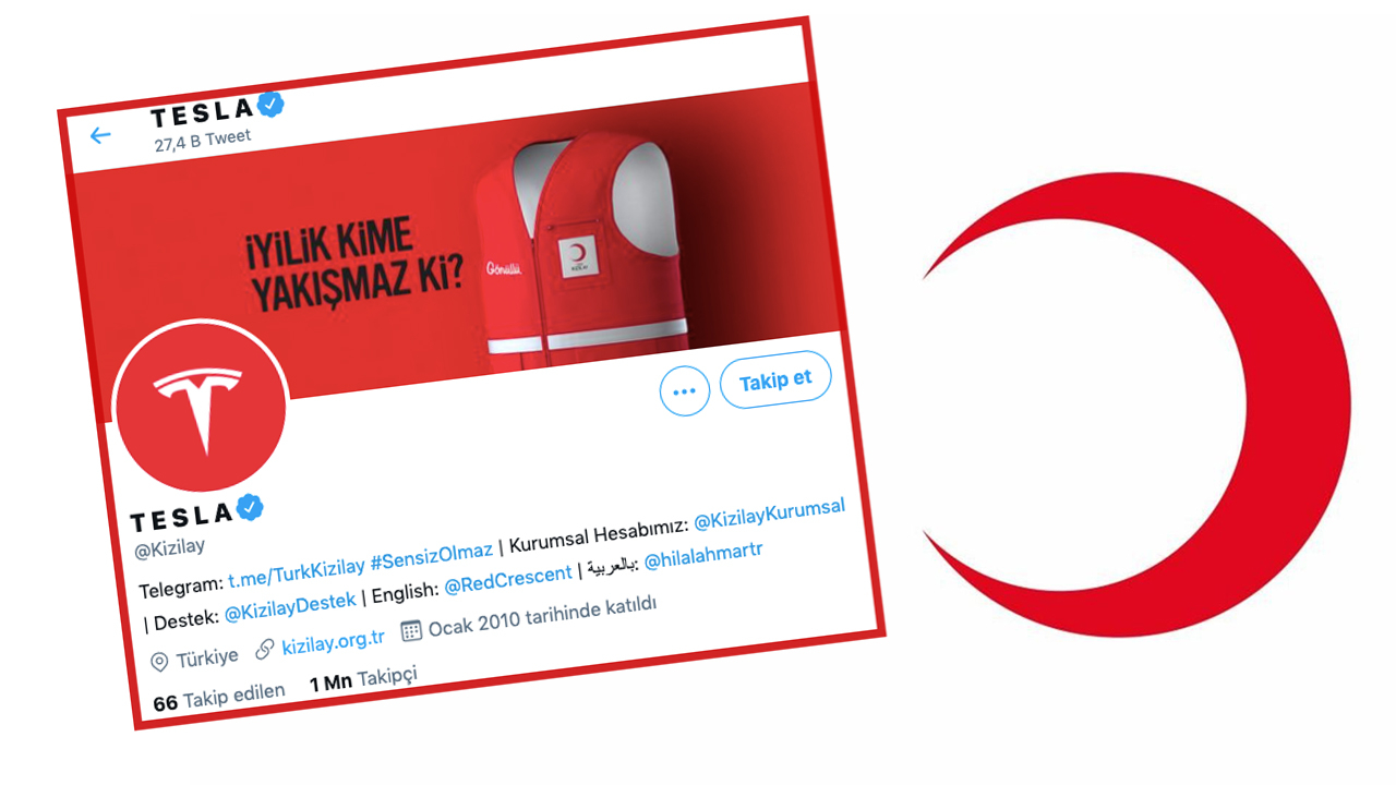 Kızılay'ın Twitter hesabı hacklendi