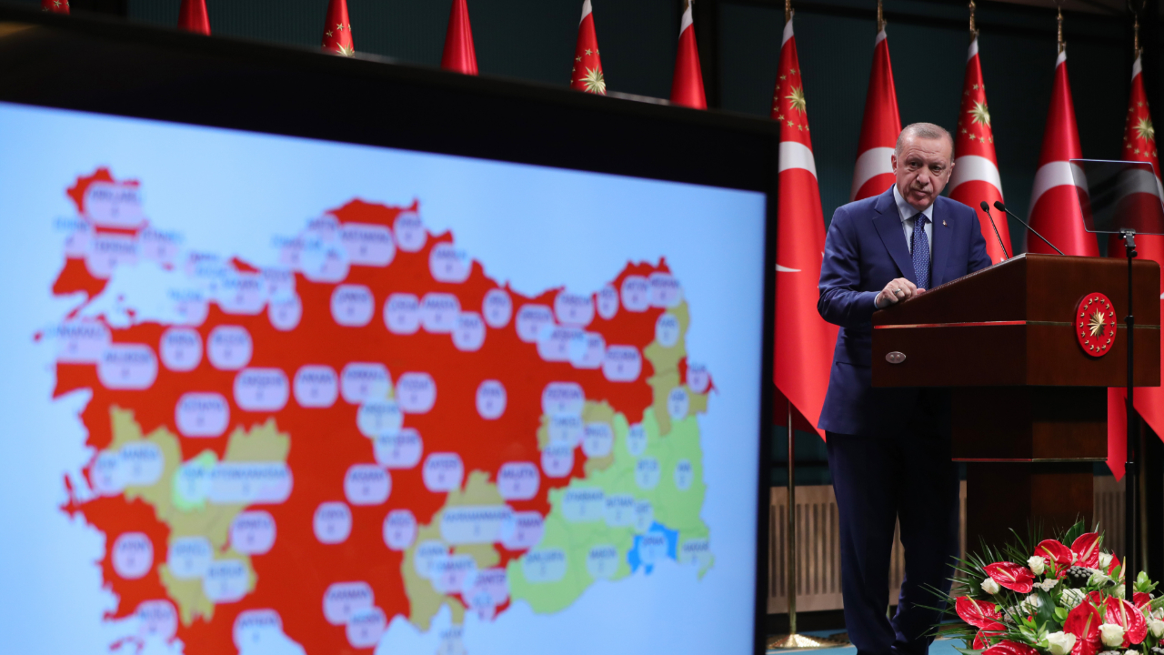 Türkiye haritası kıpkırmızı