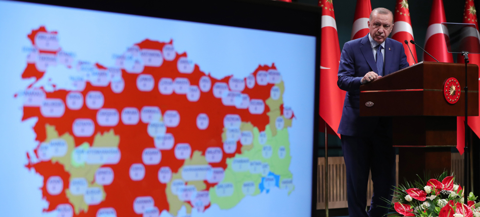 Türkiye haritası kıpkırmızı