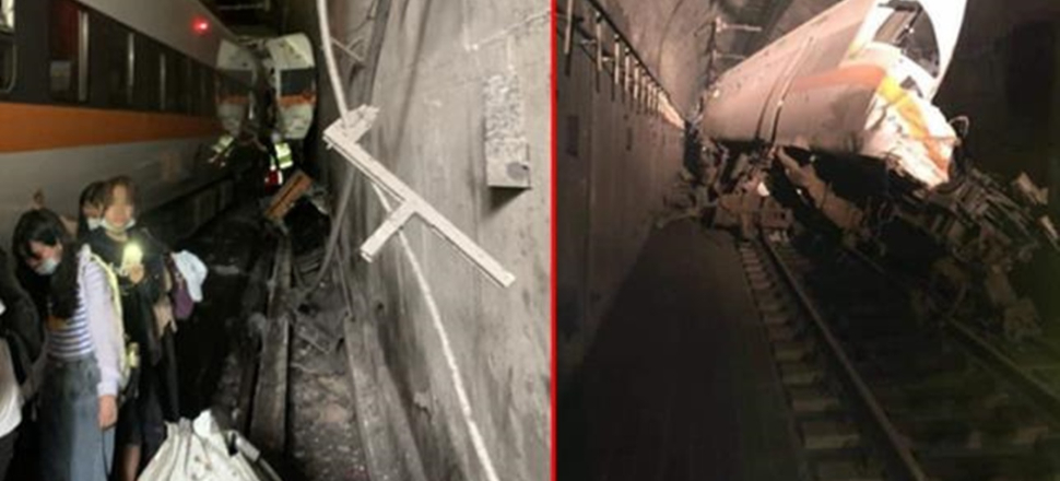 Tayvan'da tren kazası: En az 36 ölü var