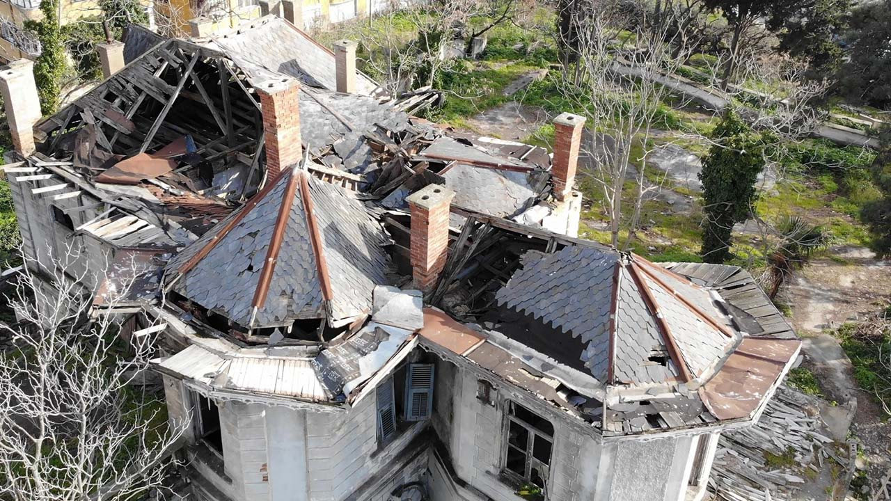 ‘Madam Tamara Köşkü’ harabeye döndü