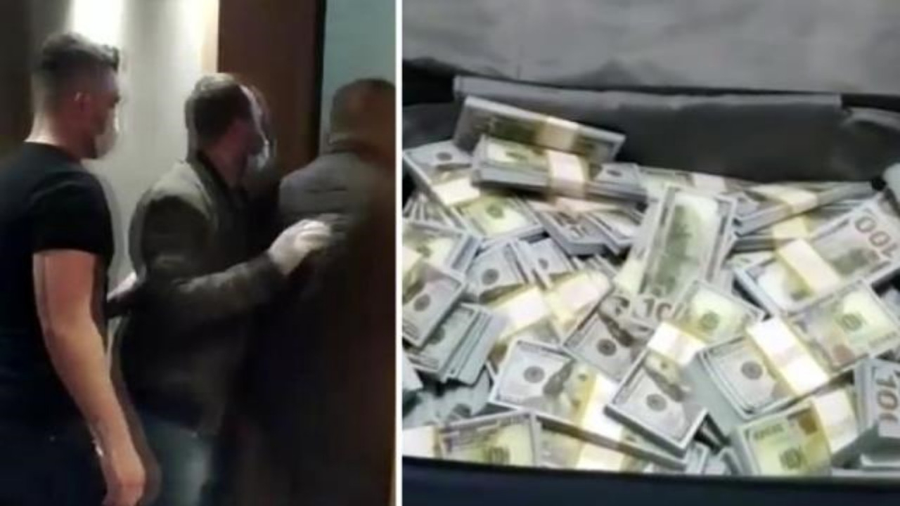 Suriyelilerin evine baskın! Çantalar dolusu sahte dolar çıktı