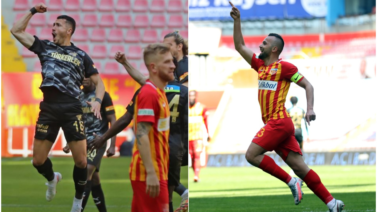 Kayserispor ile Göztepe 1-1 berabere kaldı