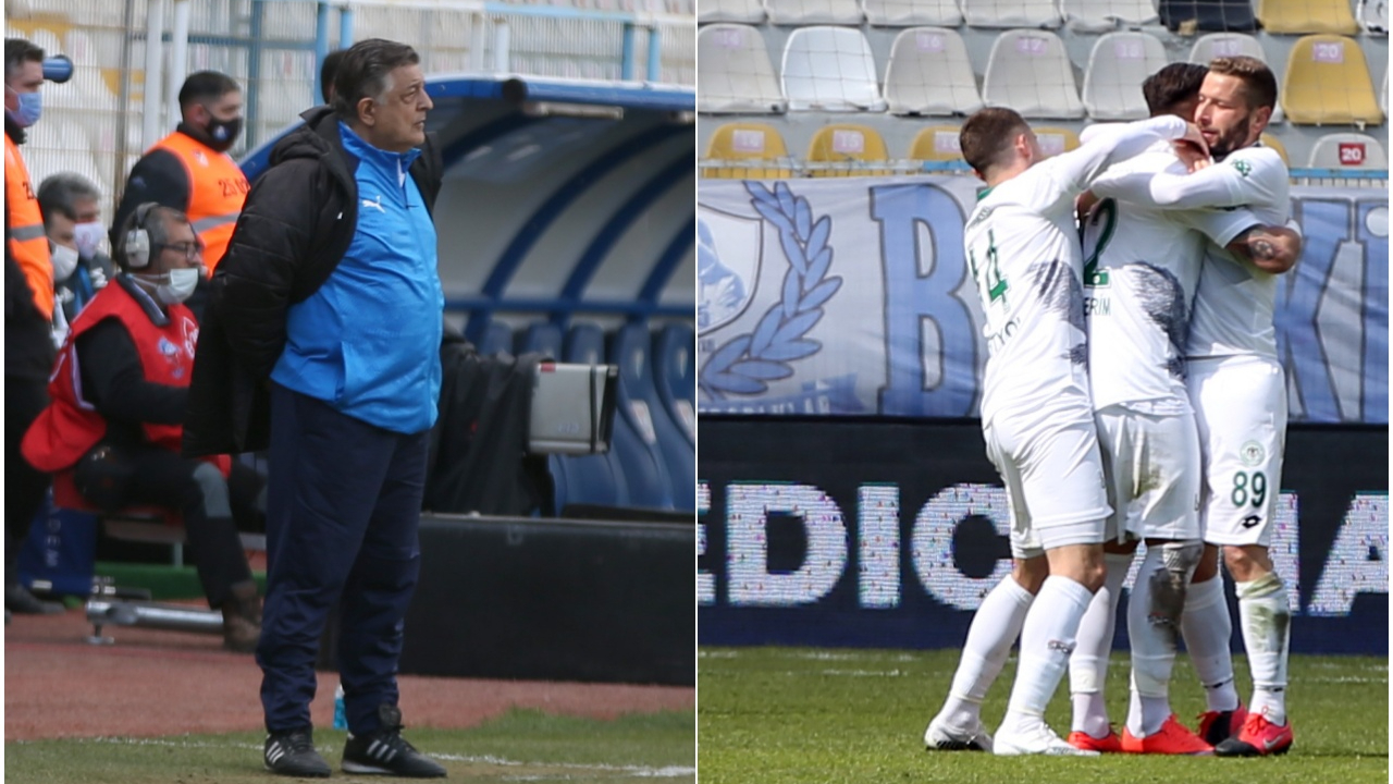 Konyaspor'a evinde 1-2 yenilen BB Erzurumspor ateşle oynuyor