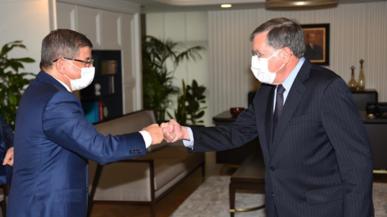 Davutoğlu'na ABD Ankara Büyükelçisi'nden ziyaret