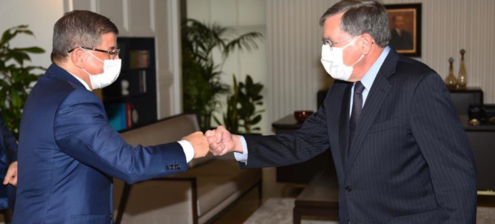 Davutoğlu'na ABD Ankara Büyükelçisi'nden ziyaret
