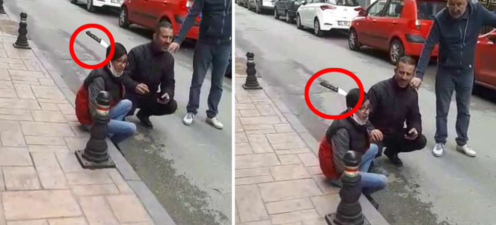 Sokakta saldırıya uğrayan Ersin'in başına bıçak saplandı