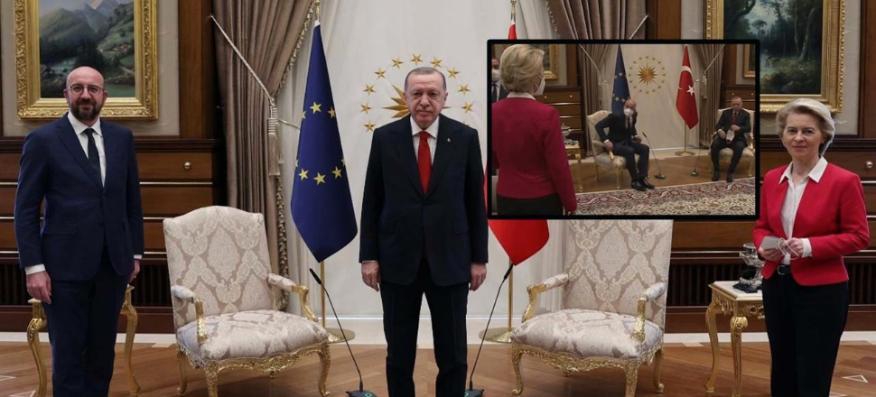 Cumhurbaşkanı Erdoğan'ın AB liderleri kabulünde koltuk krizi