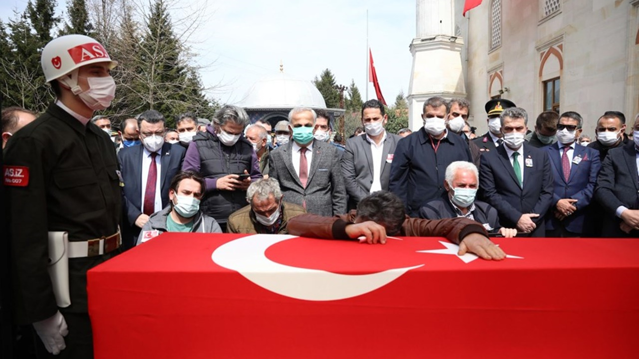 Şehit Pilot Burak Gençcelep'e veda
