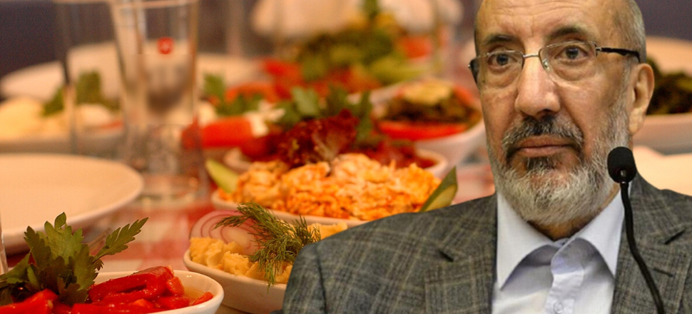 Abdurrahman Dilipak da 'Adabı vardır rakı içmenin' dedi