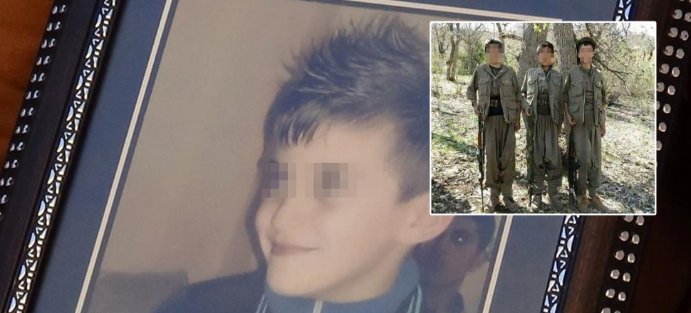 PKK, 9 yaşında dağa kaçırdığı Hamza’nın fotoğrafını ailesine gönderdi