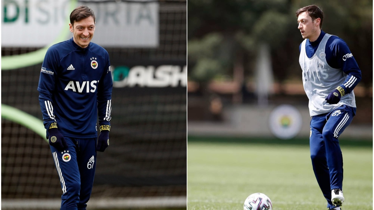 Mesut Özil takımla çalışmalara başladı