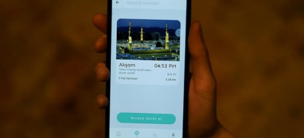 Namaz için cemaat bulma uygulaması geliştirdi