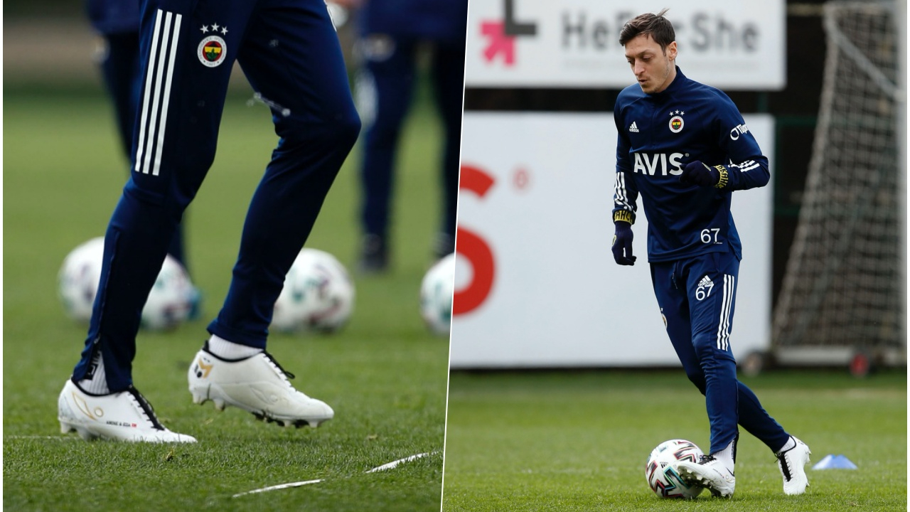 Mesut Özil özel tasarım kramponlarıyla sahaya çıkacak