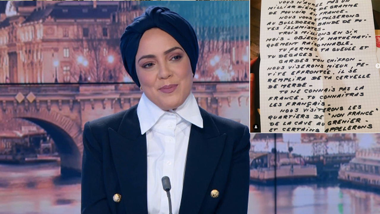 Müslüman gazeteciyi ölümle tehdit ettiler