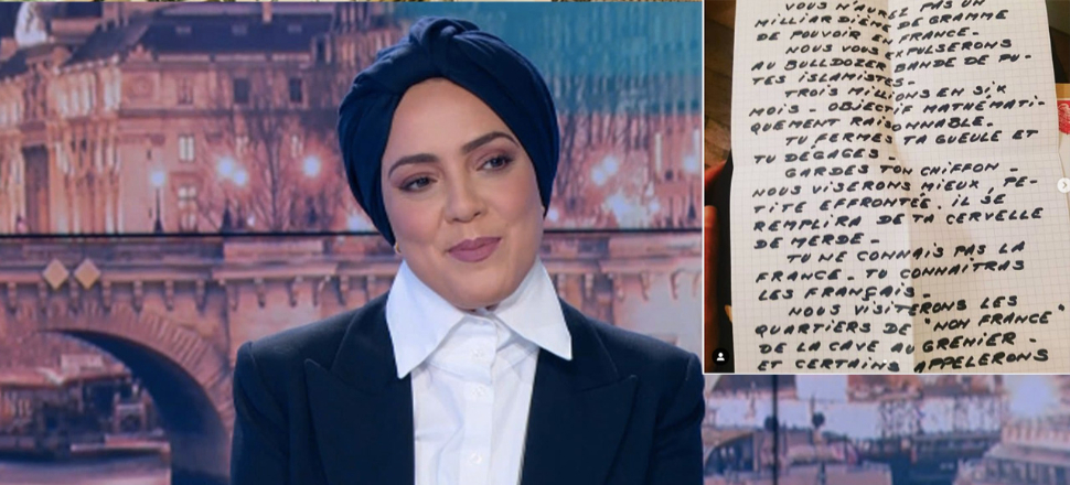 Müslüman gazeteciyi ölümle tehdit ettiler