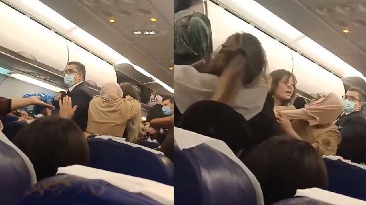 Uçakta kavga çıktı, uçuş 5 saat aksadı