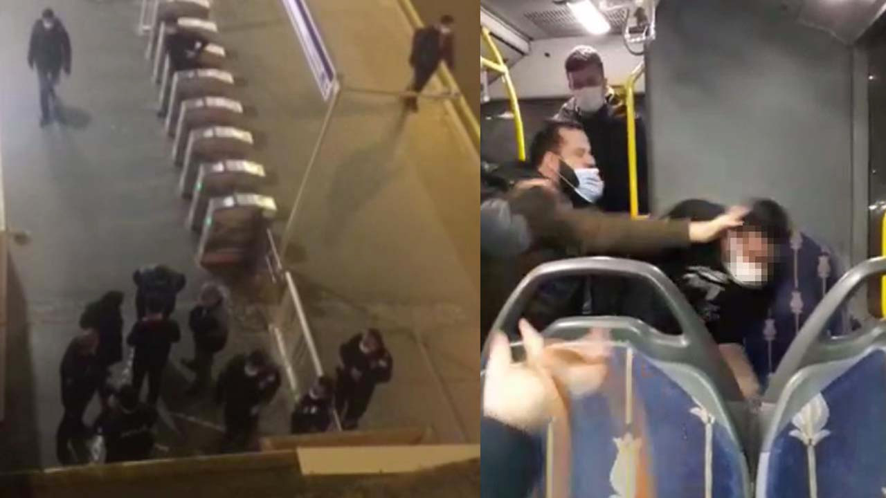 Genç kadına cinsel organını gösteren sapığa yolcudan tokat