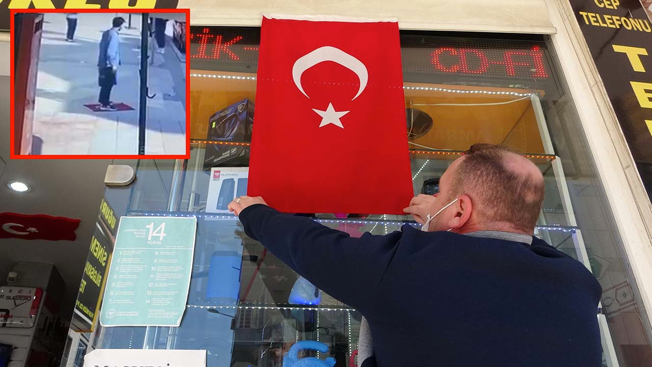 Üzerine basılan bayrağın yürek burkan hikayesi