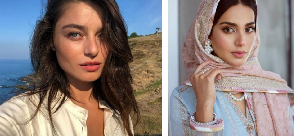 Ünlü oyuncu Ayça Ayşin Turan, Pakistanlı 'kadın' oyuncu ile evlendirildi!