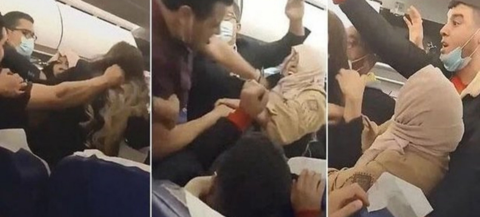 Tunus-İstanbul uçağındaki kavga dünya basınında manşet oldu!