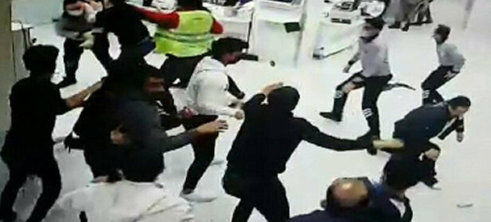 Hastaneyi savaş alanına çevirdiler