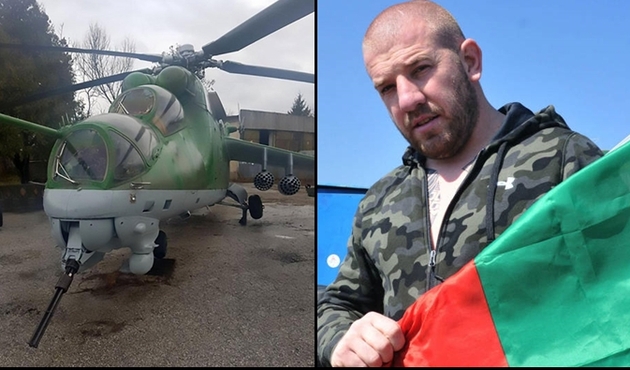 Bulgaristan sınırında bir manyak! Silahlı helikopteri bile var…