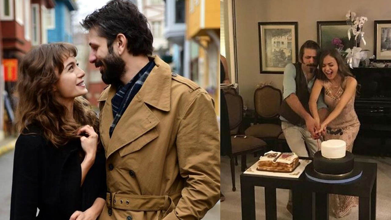 Oyuncu Damla Sönmez ile Ushan Çakır nişan attı
