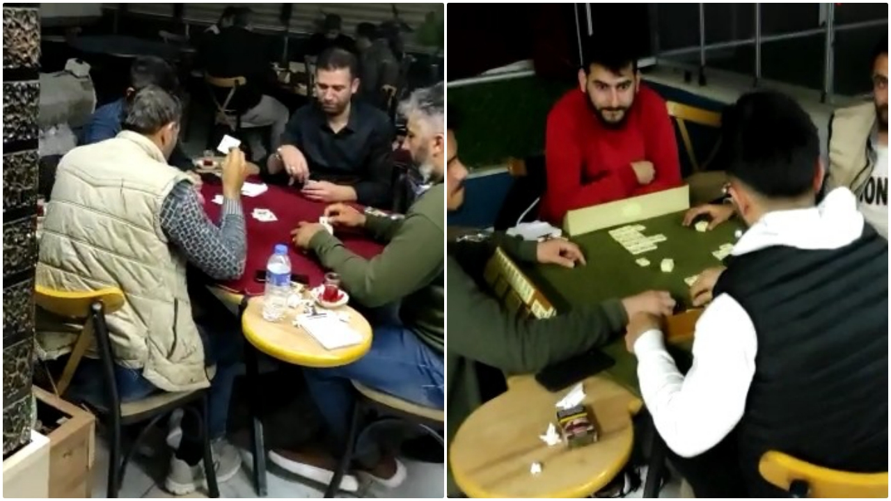 Polisi görüp istiflerini bozmadılar